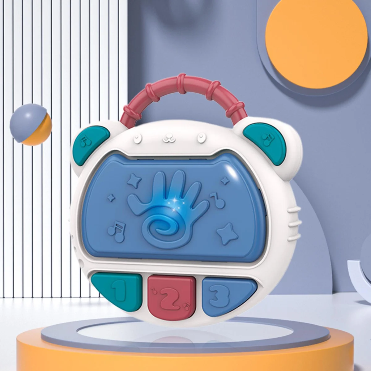 Musical Instrument Game Hand Clapping Drum with Music Light for Baby Girls Musical Instrument Game Hand Clapping Drum with Music Light for Baby Girls