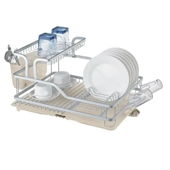 Heavy Duty Aluminum Stainless Steel Dish Rack