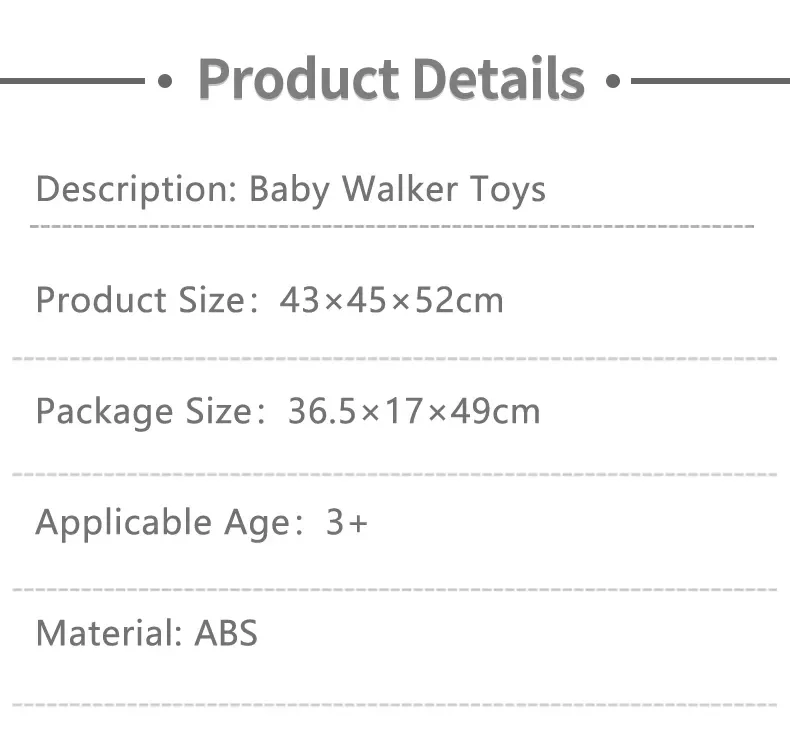 QS Toy The New Walker Push Hand Car Kids Baby Prevent Falls Toys Correct Leg Shape Toy with Light Music 1 3 Years Old Childrens