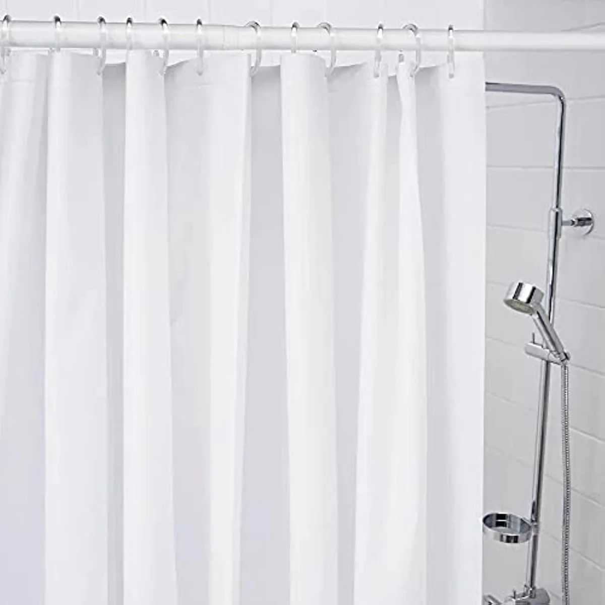 Ikea Bjarsen Shower Curtain White 71x79 604.437.02 : Buy Online at Best Price in KSA - Souq is now Amazon.sa: Home