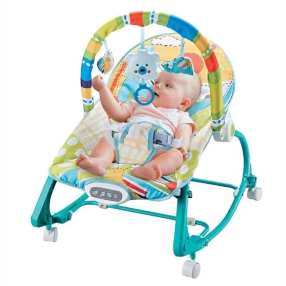 Joyous Adjustable Baby Rocker with Wheels - N-6920