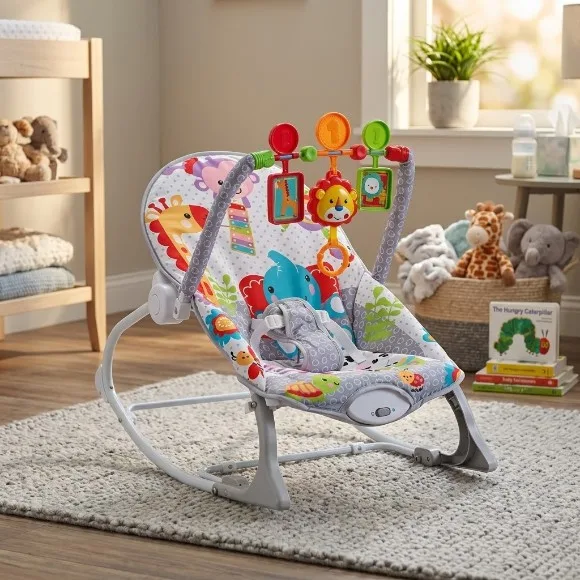 JOYOUS Baby Rocker Infant To Toddler Rocker - N-69817