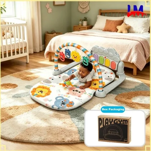 Joyous Multi-Function Musical Baby Piano Play Gym Play Mat - JY-17