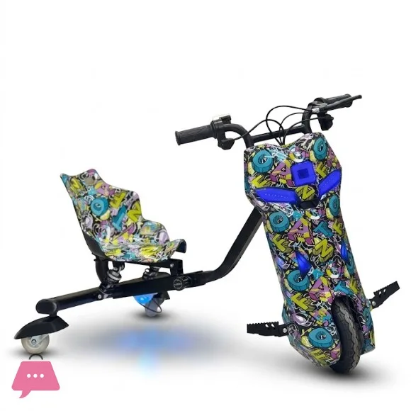 Kids Drifting Electric 3 Wheel Scooter For Drifting Kids 3 Wheel Drifting Bike thumbnail 2