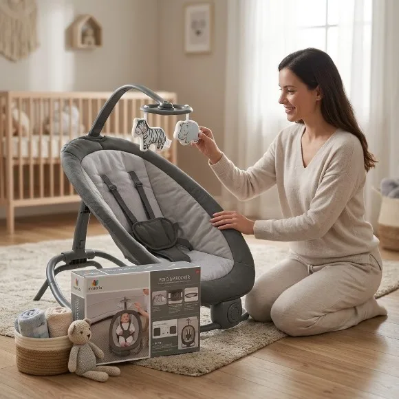 Mastela Fold Up Baby Rocker