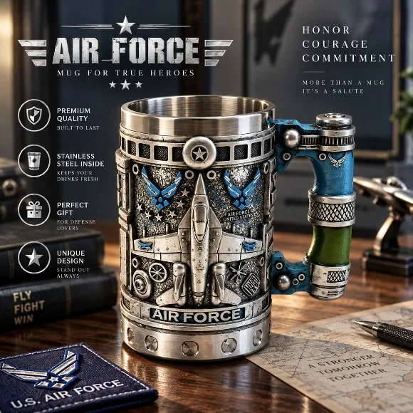Air Force Military Mug with Exclusive Themed Design Air Plan
