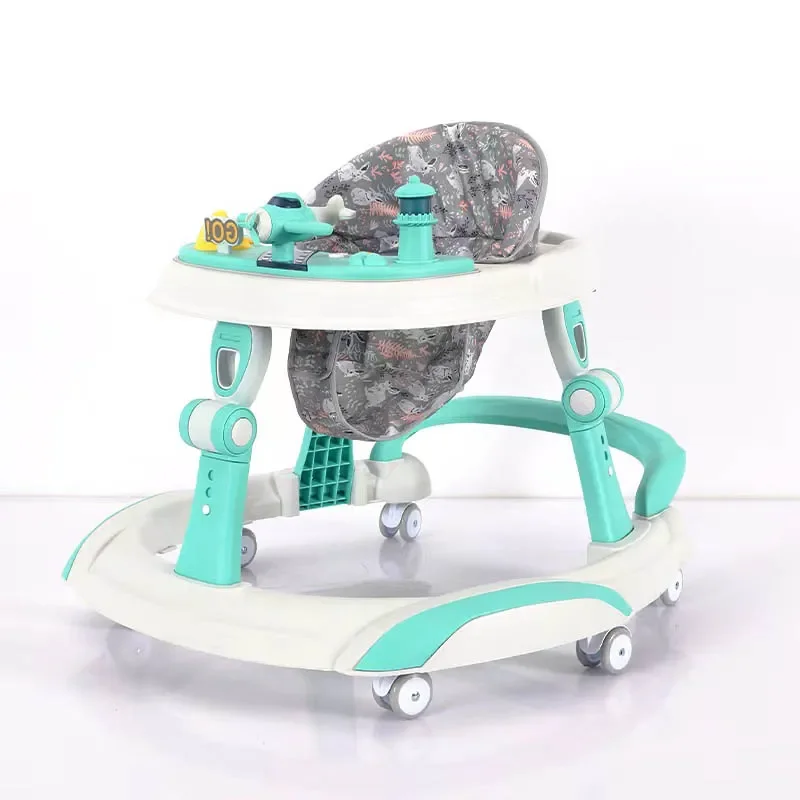 Factory OEM Wholesale Multifunction Round Baby Walker with Music and Silent Wheel