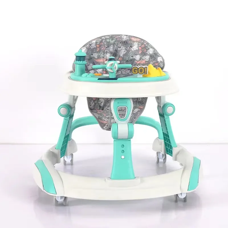 Factory OEM Wholesale Multifunction Round Baby Walker with Music and Silent Wheel