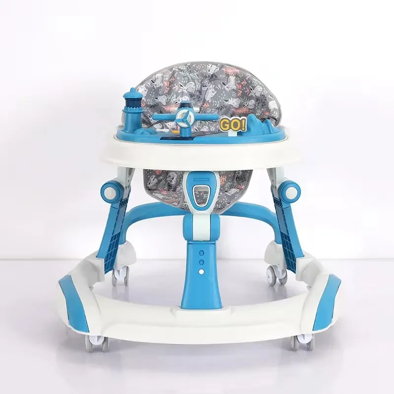 Factory OEM Wholesale Multifunction Round Baby Walker with Music and Silent Wheel