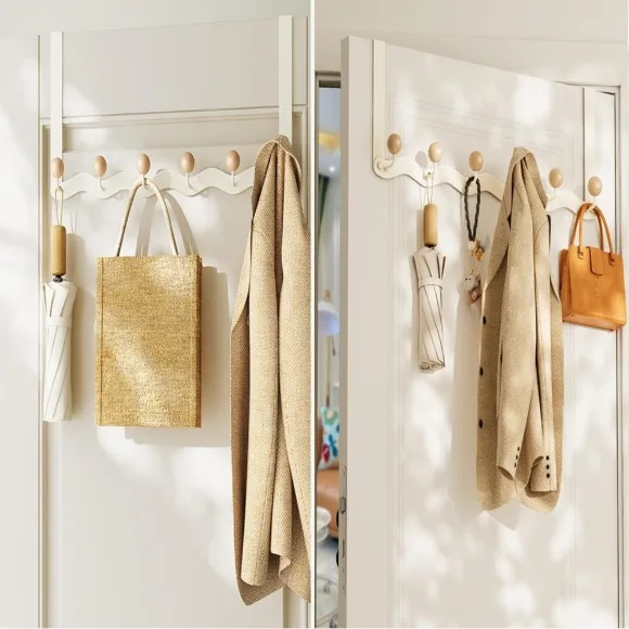 Over The Door Hanger Storage Hooks Hat Hanging Clothes Hanging Coat Hanging Space Saving Storage