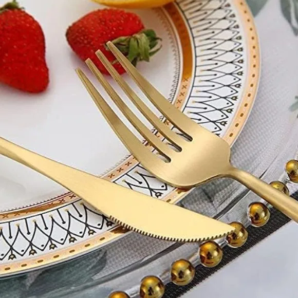 Portuguese Cutlery Set of Spoons, Forks and Knives Set Wooden Box - 24 Pieces