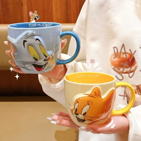 Tom and Jerry Ceramic Mug Officially Licensed Cartoon Design