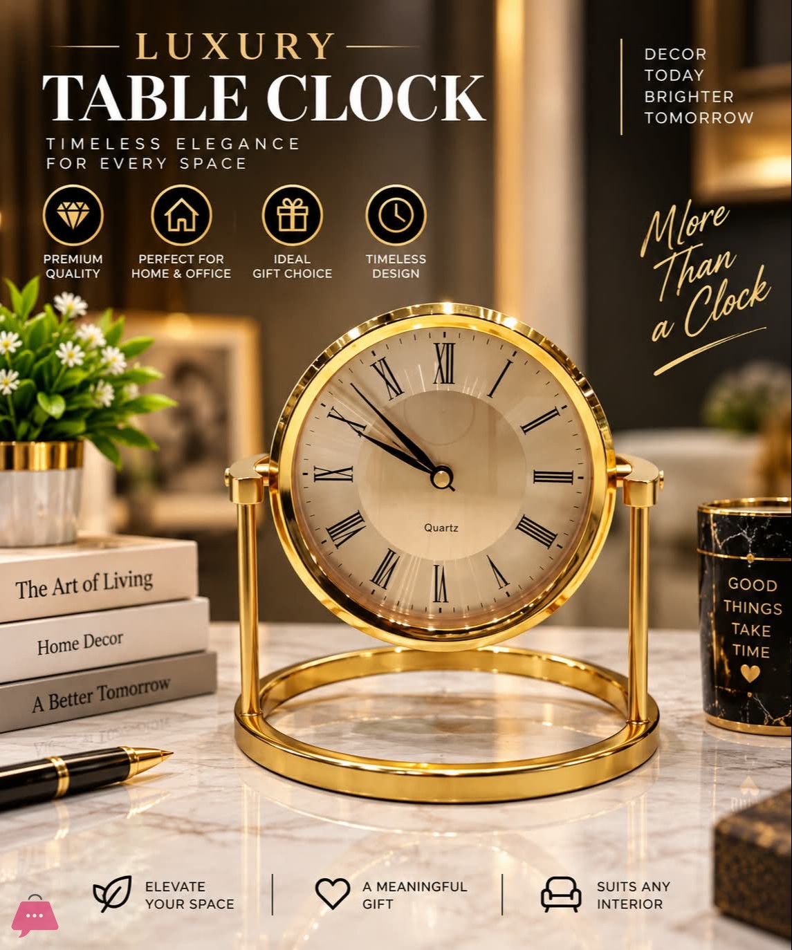 table-clock-gold-metal-quartz---7958