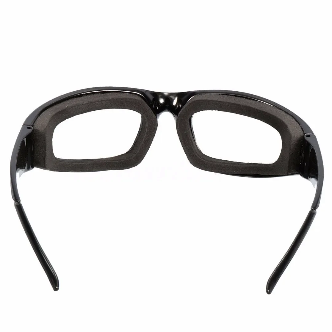 Black Tears Free Onion Goggles Glasses Kitchen Slicing Eye Protect Built In Sponge