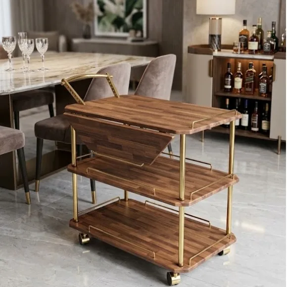 TFly Hook Tea Trolley  Brown 885-E02
