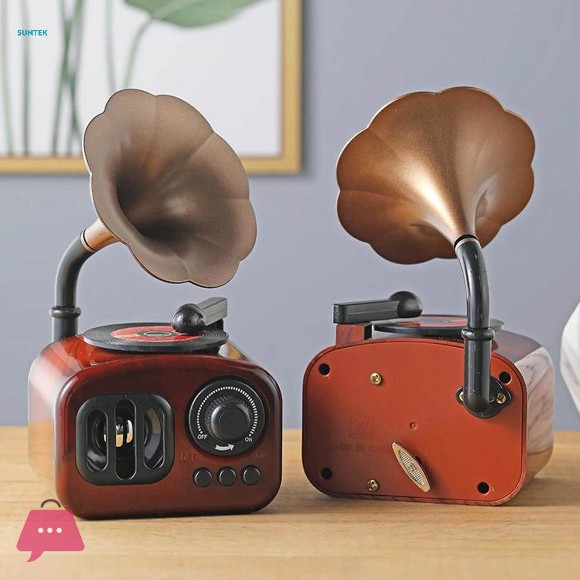 Classical Retro Gramophone Art Music Box Home Desktop Decoration Crafts