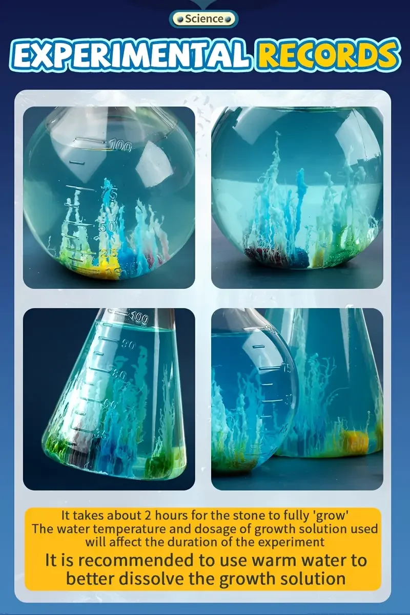 water garden experiment educational and entertaining toy diy experiment kit colors are random a gift halloween and christmas presents Product details 4