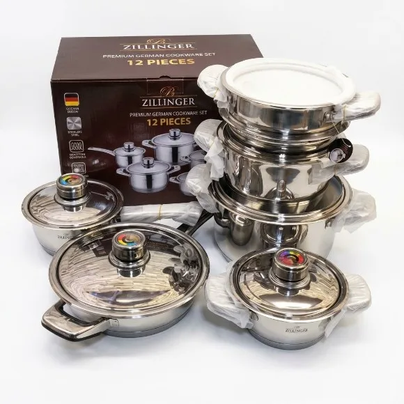 Zillinger High Quality 17Pcs Cookware Set