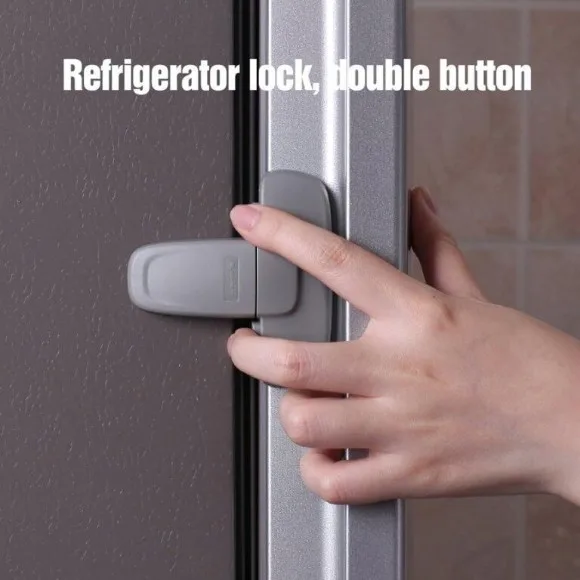 1 Pcs Home Refrigerator Lock Fridge Freezer Door Catch Lock