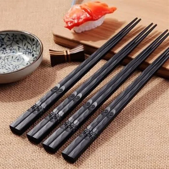 10 Pairs Chinese Chopsticks Sushi Sticks Reusable Chopsticks