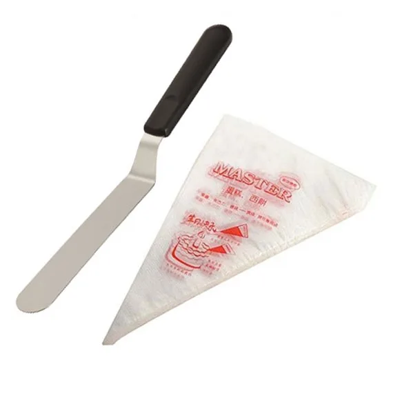 100 Pcs Icing Bags With Icing Spatula