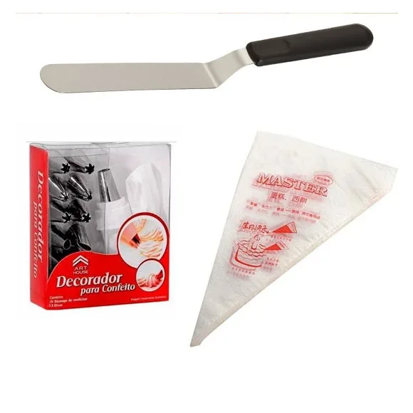 12 Pcs Nozzles With 100 Pcs Piping Bags And Icing Spatula
