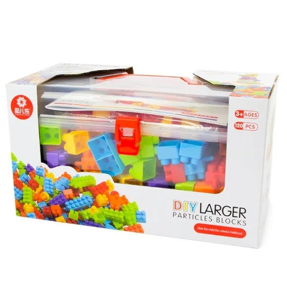 120Pcs DIY Larger Particles Block Toy For Kids