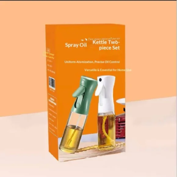 2-Piece Oil Spray Bottle Set (245ml Each) thumbnail 2