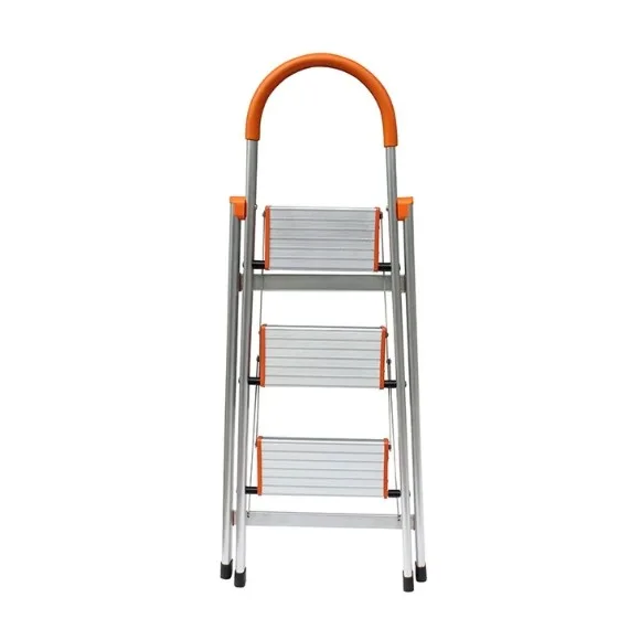 3 Step Foldable Ladder Stainless Steel
