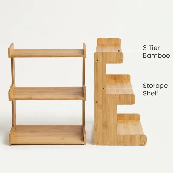 3 Tier Bamboo Storage Shelf