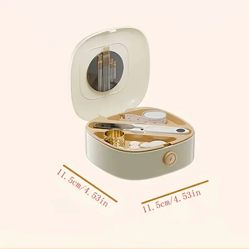 47pcs sewing needle and thread kit multi functional magnetic sewing box set complete portable home sewing tool storage case home and travel emergency sewing kit Product details 8
