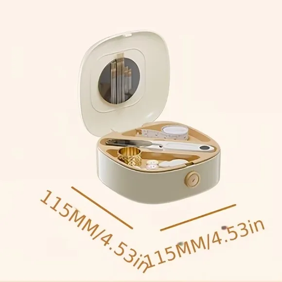 47pcs Sewing Needle and Thread Kit Multi-Functional Magnetic Sewing Box Set