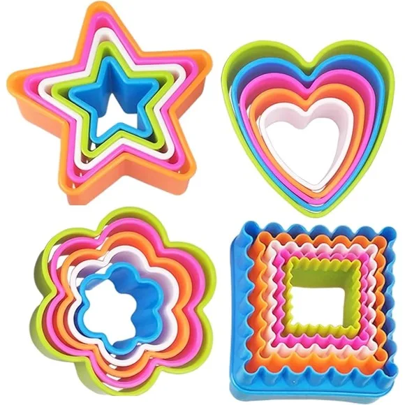 5Pcs Cookie Cutter Plastic