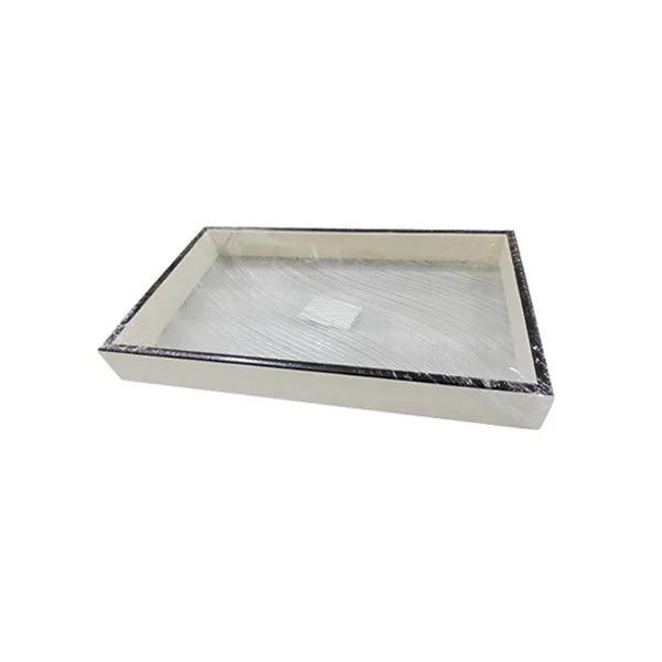 Acrylic Decorative Tray (22x14 cm) – Multi-Purpose Tabletop Serving & Vanity Organizer