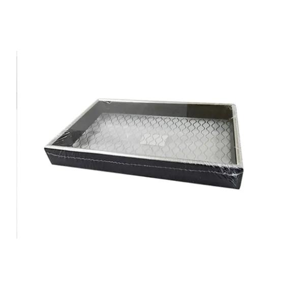 Acrylic Decorative Tray (22x14 cm) – Multi-Purpose Tabletop Serving & Vanity Organizer