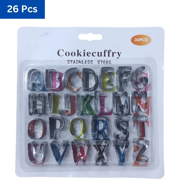 Alphabet Number Cookie Cutters