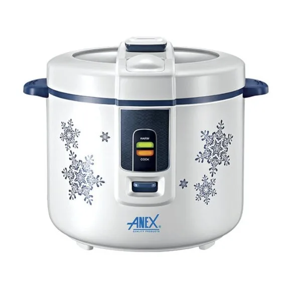 Anex AG-2021 - Deluxe Rice Cooker - White & Blue