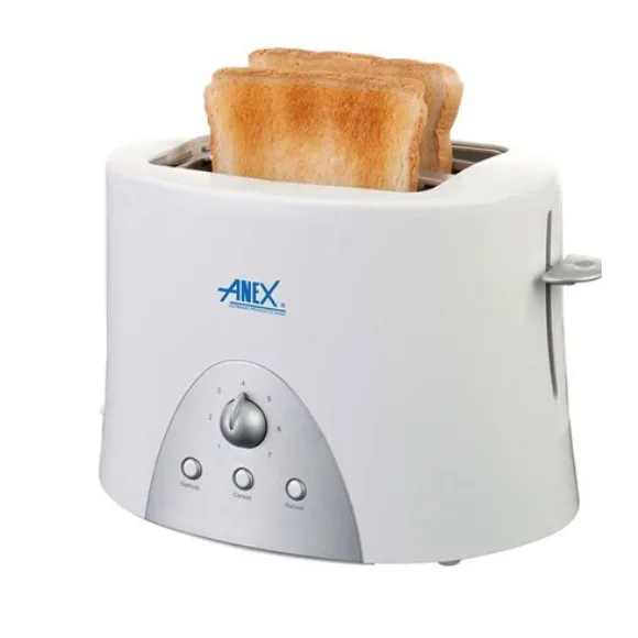 Anex AG-3011 Cool Touch - 2 Slice Toaster - White