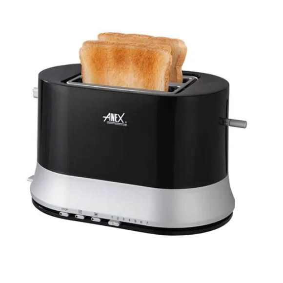 Anex AG-3017 - 2 Slice Toaster - Black Cool Touch