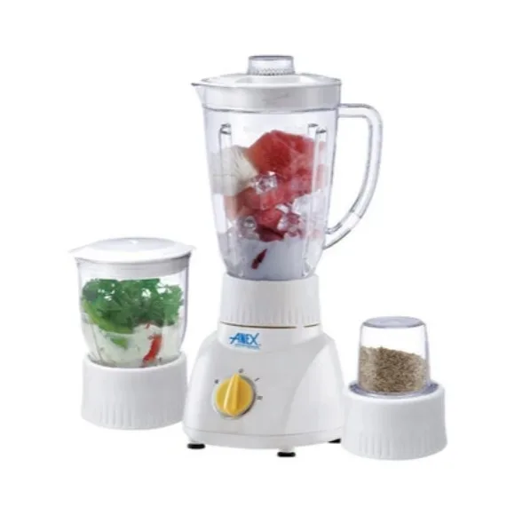 Anex AG-6026 - Blender with 2 Grinders - 3 in 1- White