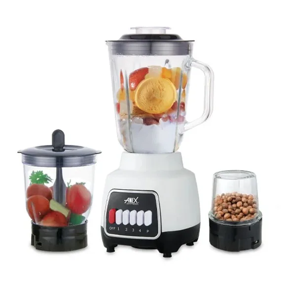 Anex AG-6137GL Deluxe Blender Grinder 3 in 1