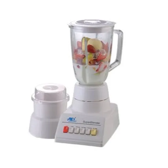 Anex AG-808 - Glass Blender & Grinder - 350 W - White (Brand Warranty)