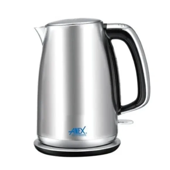 Anex Deluxe Kettle - AG 4048 - 1.7 LTR - Silver & Black