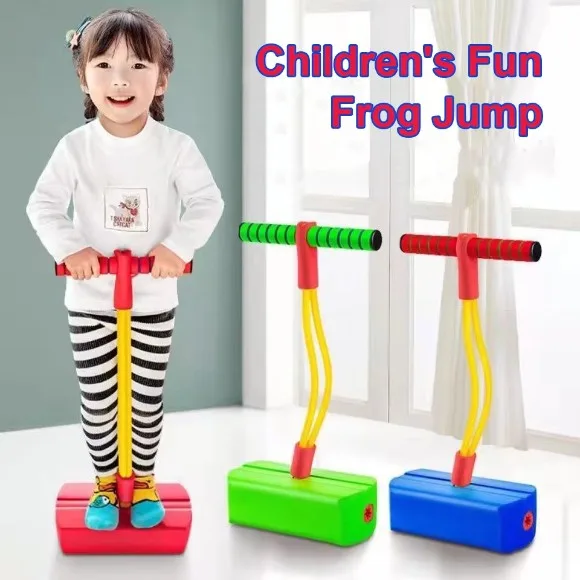 Baby Dream Foam Pogo Stick Bungee Jumper for Kids Adults Indoor Outdoor Toys Foam Bouncing Toy for Kids Age 3 and up Squeaky Sounds Gift for Boys and Girls Supports up to 40 Kg