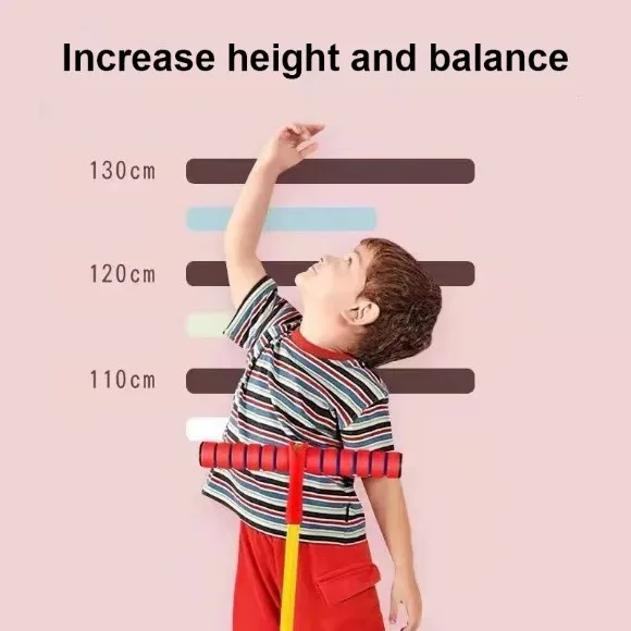 Baby Dream Foam Pogo Stick Bungee Jumper for Kids Adults Indoor Outdoor Toys Foam Bouncing Toy for Kids Age 3 and up Squeaky Sounds Gift for Boys and Girls Supports up to 40 Kg