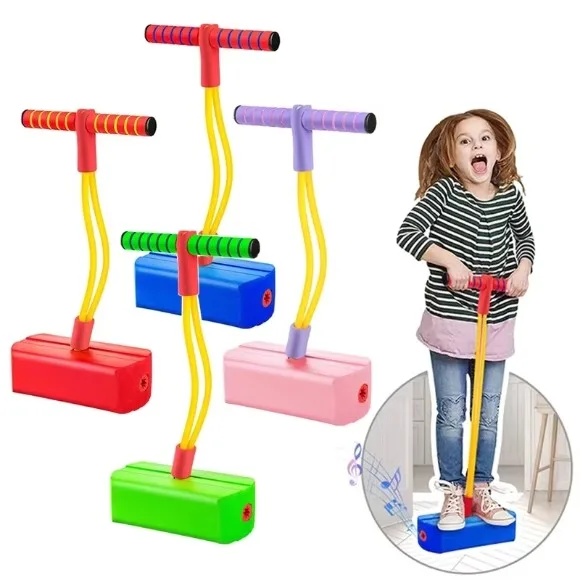 Baby Dream Foam Pogo Stick Bungee Jumper for Kids Adults Indoor Outdoor Toys Foam Bouncing Toy for Kids Age 3 and up Squeaky Sounds Gift for Boys and Girls Supports up to 40 Kg