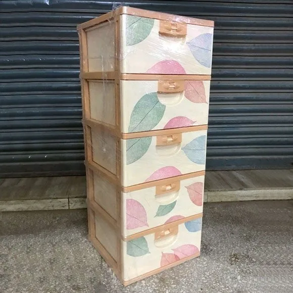 Baby Plastic Storage Drawer 5 Layer 3 Feet x 1.6 Feet