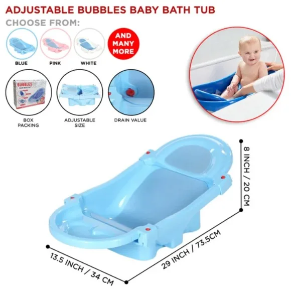 Baby Rub A Dub Tub Portable Folding & Spacious Baby Bath tub