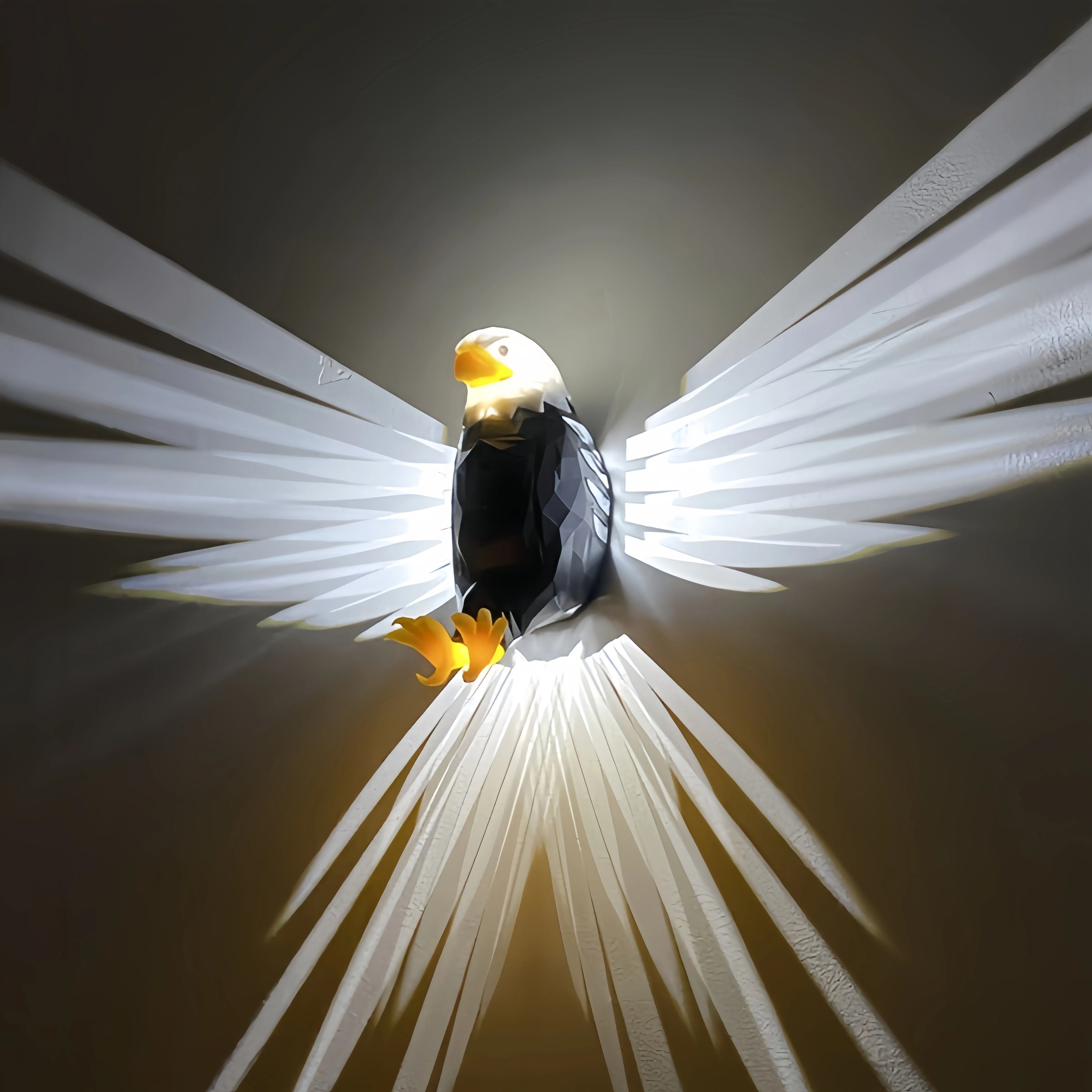 Bald Eagle Night Light Projection Lamp Cell Opreated