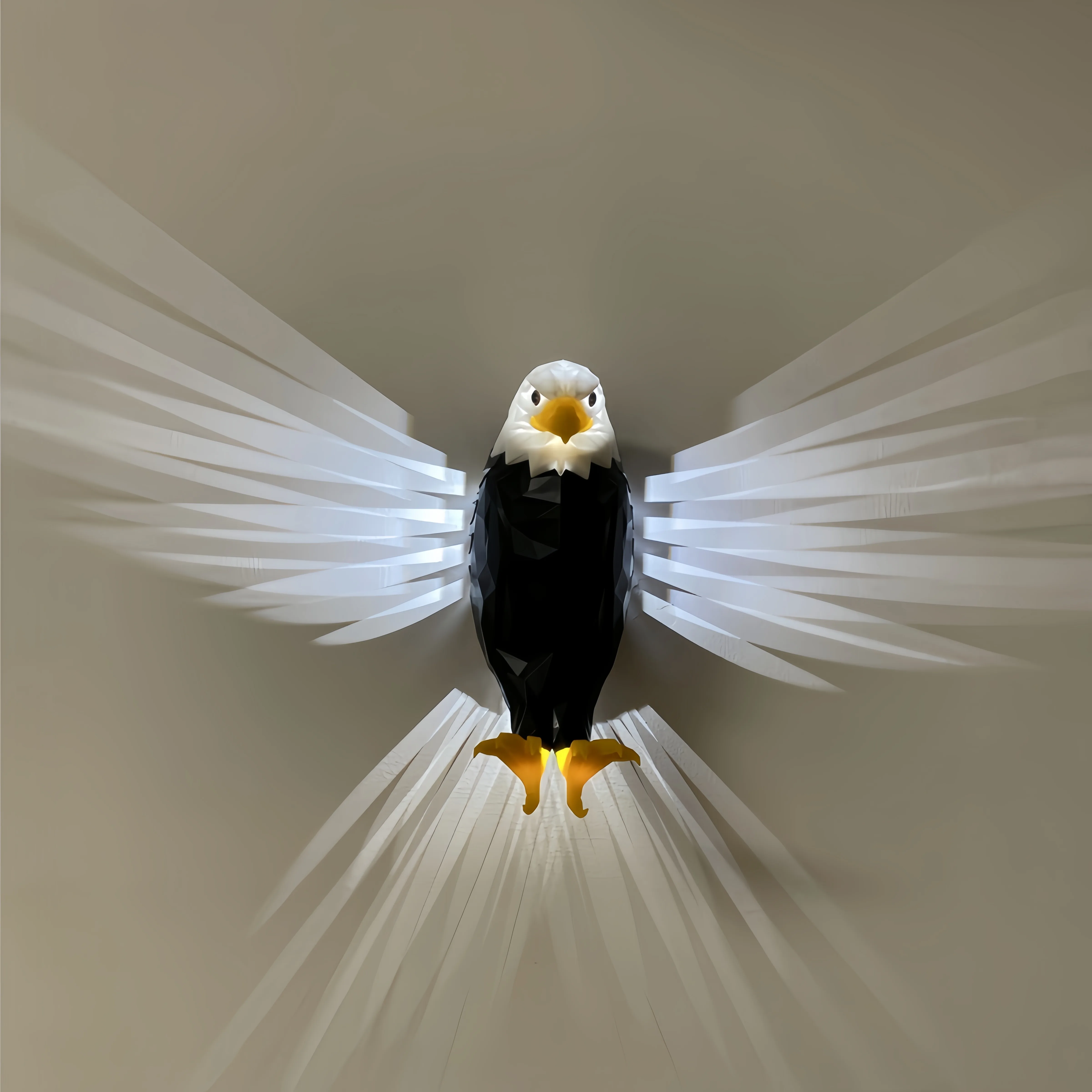 Bald Eagle Night Light Projection Lamp Cell Opreated